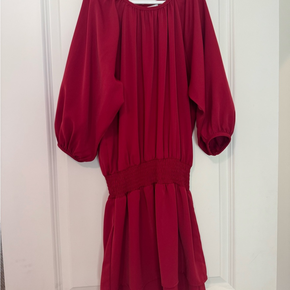 Elegant Red Kids Dress